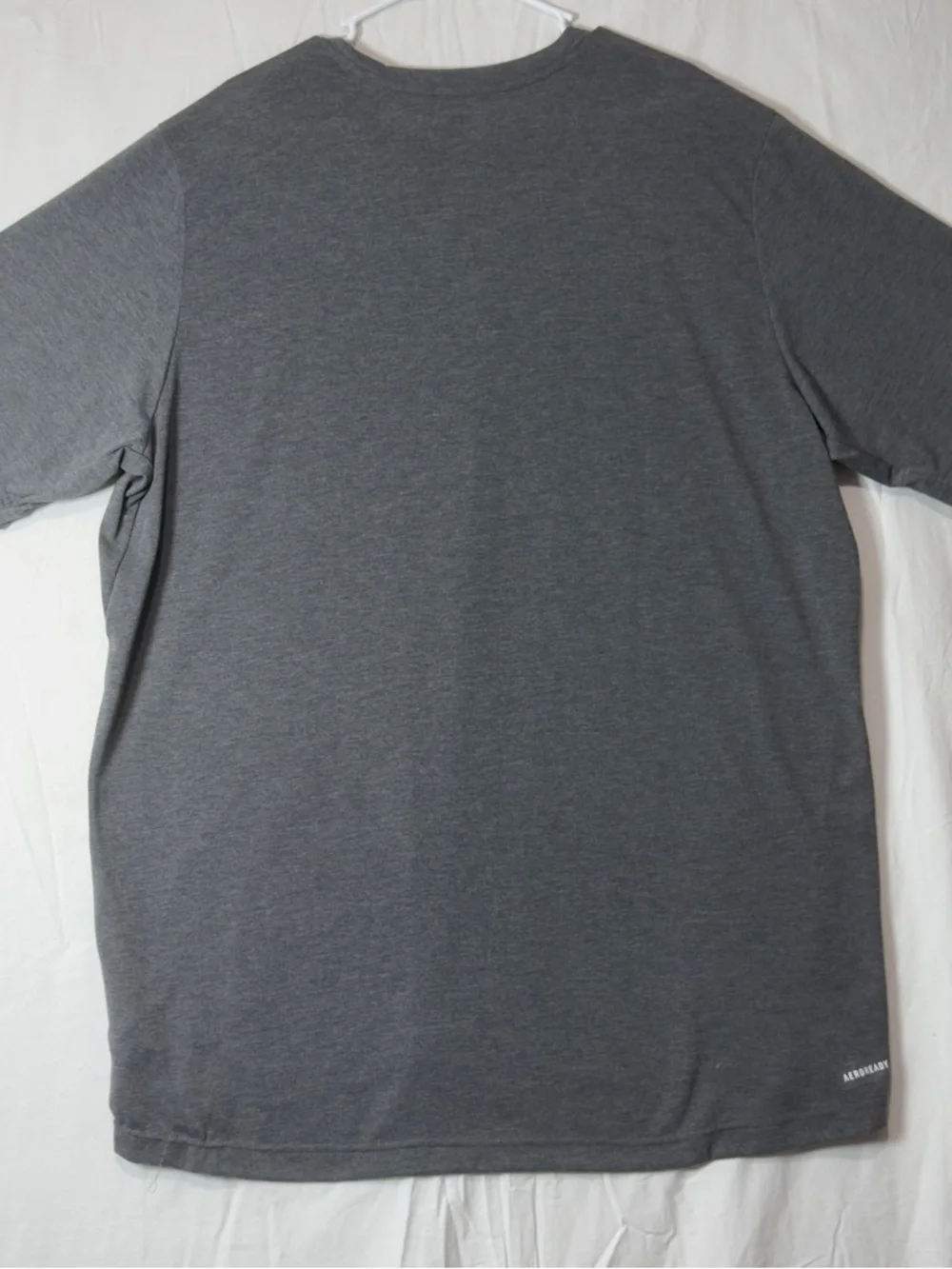 adidas Men's Dark Gray Athletic Short Sleeve Tee